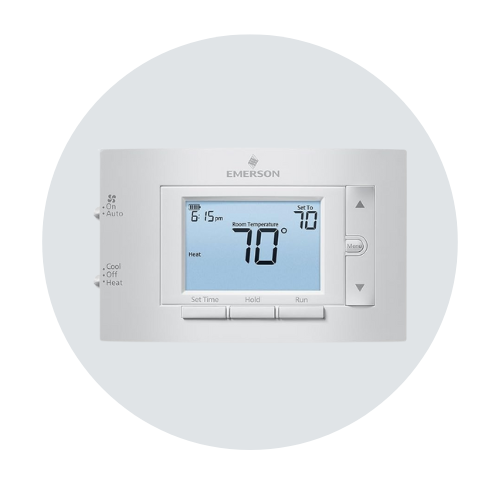 Thermostats and controls for precise HVAC system management.