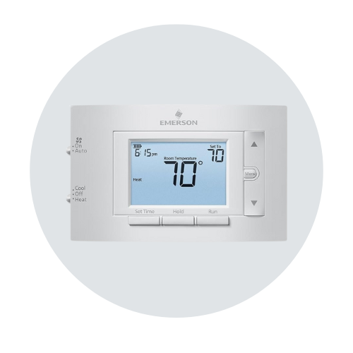 Thermostats and controls for precise HVAC system management.